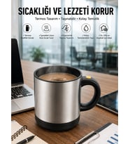 Yazılı Kupa Kendi Kendini Karıştıran Mikser Kupa Termos Bardak