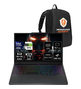Lenovo Legion 5 Core Ultra 7 255HX RTX 5070 8GB 96GB RAM 2TB SSD 15.1" QHD+ 165Hz FreeDOS 83F0008BTRP352 Gaming Laptop + Per4 Çanta