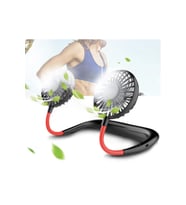 Fan Rasimlar Sports Fan 2li Ultra Sessiz Şarjlı Ve 3 Kademeli Boyun Askılı Fan