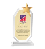 ODAK KUPA - Cam Plaketler - CM-007 A - 12x23 cm
