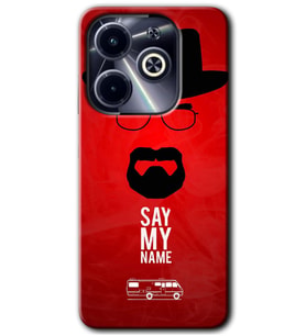 İnfinix Hot 40i Kılıf HD Desen Baskılı Kılıf - Say My Name