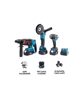 Üçlü Set MK800 2B1Ş - Şarjlı Spiral, Sıkma ve Hiltli Şarj Aleti