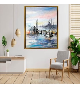 Altın  Çerçeveli tablo ss384