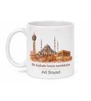 Ankara Temalı Kişiye Özel Baskılı Kupa Bardak Memleket Hediye