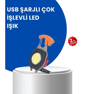 Çok Modlu Led Işıklı Pratik Anahtarlık