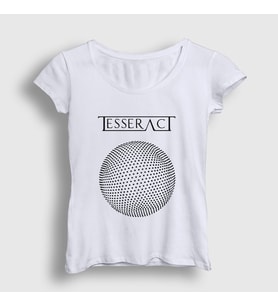 Presmono Kadın Beyaz Altered State Tesseract T-Shirt 463049tt (Beyaz)