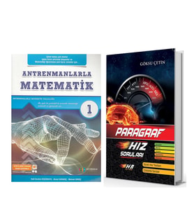 Antrenmanlarla Matematik 1 ve Hız ve Renk Paragraf Soru Bankası 2 Kitap Set
