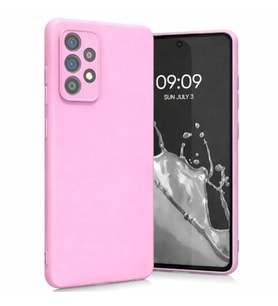 Coverzone Samsung Galaxy A13 4G ?le Uyumlu K?l?f Z-Mara Lansman Vieri Tam Koruma Arka Kapak Kamera Koruma �?k?nt?l? P�r�zs�z Y�zey Pembe