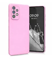 Coverzone Samsung Galaxy A13 4G ?le Uyumlu K?l?f Z-Mara Lansman Vieri Tam Koruma Arka Kapak Kamera Koruma �?k?nt?l? P�r�zs�z Y�zey Pembe