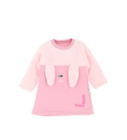 Kız Bebek Peluş Elbise 6-12Ay 12474 MODANINO (Pembe)