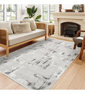 Makine Kaymaz Yıkanabilir Beyaz Modern Triko Salon Halısı Mutfak Halısı Koridor Halısı Yolluk 16102K