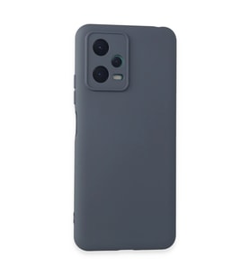 Xiaomi Redmi Note 12 5g Kılıf Nano İçi Kadife Silikon - Gri