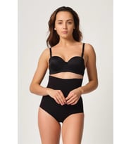Amora Secret Siyah Mı Emay 2708 Lazer Yüksek Bel Kesim Slip Hayalet Korse