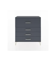 Arges Şifonyer 4 Çekmeceli 88x30x96 Antrasit-Antrasit