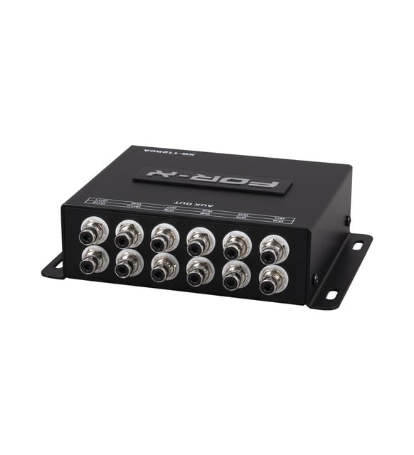 FOR-X XQ-112RCA-2 RCA GİRİŞ-12 RCA ÇIKIŞ-ANFİ RCA ÇIKIŞI ÇOĞALTICI