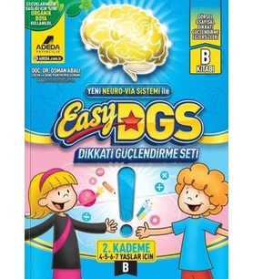 EASY Dikkati Güçlendirme Seti 4-7 yaş B Kitapçığı