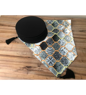GRI MOROCCAN SUPLA & RUNNER (Krem)
