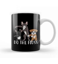 Cute Pet Dogs Do the Floss Kupa Bardak Porselen