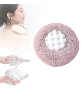 Sunup SN-26217 Vantuzlu Banyo Masaj Süngeri Peeling Etkili Vücut Kesesi ve Köpürtücü