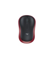 Logitech M185 Kablosuz Mouse Kırmızı - 910-002237 (Kırmızı-Siyah)