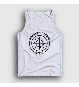 Presmono Unisex Beyaz 8 Makes 1 Team Ateez Atlet 430280tt (Beyaz)