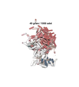 Koyu Pembe 15 x 5 mm Dantel Oya Yazma Halhal Abiye Lazer Kesim Pul 1000 adet / 40 gram
