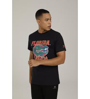 Lumberjack SN687 FLORIDA GATORS T-SH  Erkek Kısa Kol T-Shirt (Siyah)