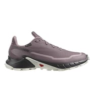 Salomon 473110 Alphacross 5 GTX W Moonscape/Black/White Kadın Outdoor Ayakkabı (Mor)