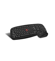 Ergonomik Kablosuz Klavye Mouse Seti 2.4GHz Wireless Multimedya Set