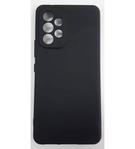 Galaxy A53 5G Ruber Case Yumuşak Slikon Kılıf (Siyah)