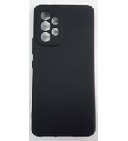 Galaxy A53 5G Ruber Case Yumuşak Slikon Kılıf (Siyah)