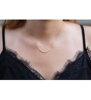 Glorria Altın Dorika Boncuk Kolye (Çok Renkli)