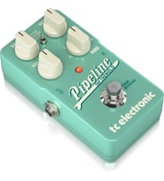Tc Electronic Pipeline Tremolo Hem Vintage hem de Maceracı Tremolo Sesleri için Sıralayıcı, Alt Bölümler ve Ton Baskıları* ile Ustaca Tap Tempo Tremolo