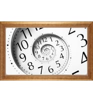 EV İŞYERİ OFİS İÇİN ALTIN ÇERÇEVELİ PASPARTULU TABLO S701