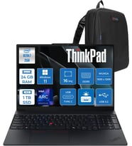 Lenovo Thinkpad E16 Gen 3 Intel Core Ultra 7 255H 24GB Ddr5 1tb SSD Windows 11 Pro Intel Arc 140T 16 Inç Wuxga (1920 x 1200) IPS 300NITS Taşınabilir Bilgisayar 21SR006RTXP08 + Zetta Çanta