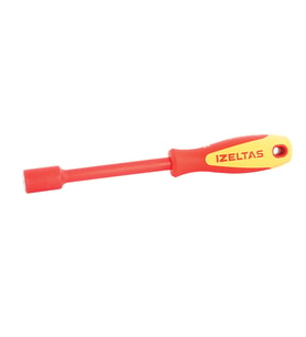 İzeltaş 4773190090 1000V Süngüsü İzoleli Lokma Uçlu Tornavida 9 mm