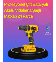 Hafif ve Ergonomik 12V Kablosuz Matkap Hızlı Şarj ve Uzun Pil Ömrü