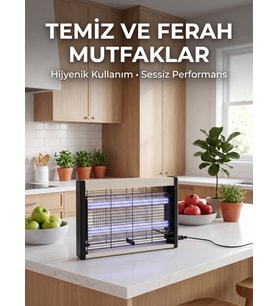 Çift UV Işıklı Elektrikli Sinek Öldürücü