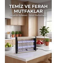 Çift UV Işıklı Elektrikli Sinek Öldürücü