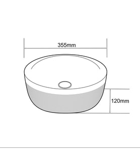 E-4000R Tezgah Üstü Porselen Lavabo