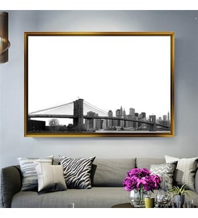 Altın Çerçeveli dekoratif tablo a1015 (Gold)
