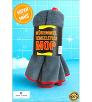 Yüksek Emicilikli Mikrofiber Paspas Mop Bezi, Dayanıklı ve Ergonomik