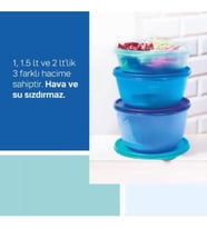 Tupperware Mücize Şekerler 3 Lü Set