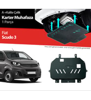 Fiat Scudo Çelik Karter Muhafaza Koruma 2020 2021 2022 2023 2024