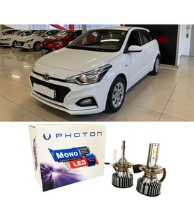 Hyundai i20 Jump Led Xenon Uzun Kısa Far Ampulü H4 Mono Yeni Seri Beyaz