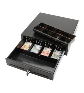 Olympia LD 410AT Easy Push Metal Para Çekmecesi (8 Bozuk Para, 4 Kağıt Para Bölmeli)