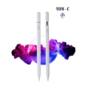 iPad 11 inç Air 6.Nesil 2024 Uyumlu USB-C Avuçiçi Red Eğim Özellikli Bluetooth Bağlantılı Stylus Pen