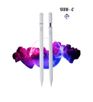 iPad 11 inç Air 6.Nesil 2024 Uyumlu USB-C Avuçiçi Red Eğim Özellikli Bluetooth Bağlantılı Stylus Pen