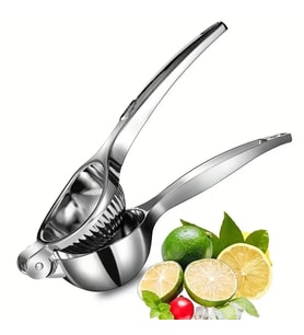 MyBru Paslanmaz Çelik Kaplama Limon Sıkacağı Narenciye sıkacağı(Büyük Boy)