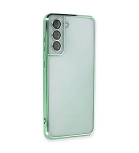 Galaxy S21 Fe Kılıf  Lensli  - Yeşil